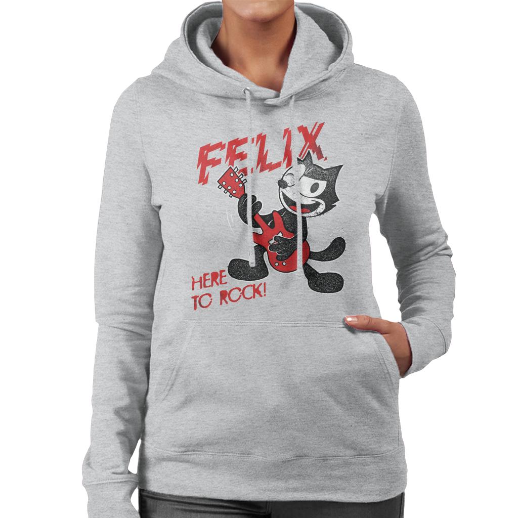 Felix The Cat Here To Rock Women's Hooded Sweatshirt product image 1