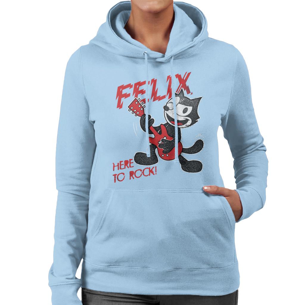 Felix The Cat Here To Rock Women's Hooded Sweatshirt product image 6