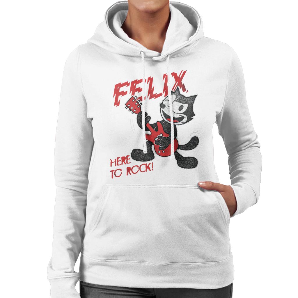 Felix The Cat Here To Rock Women's Hooded Sweatshirt product image 4