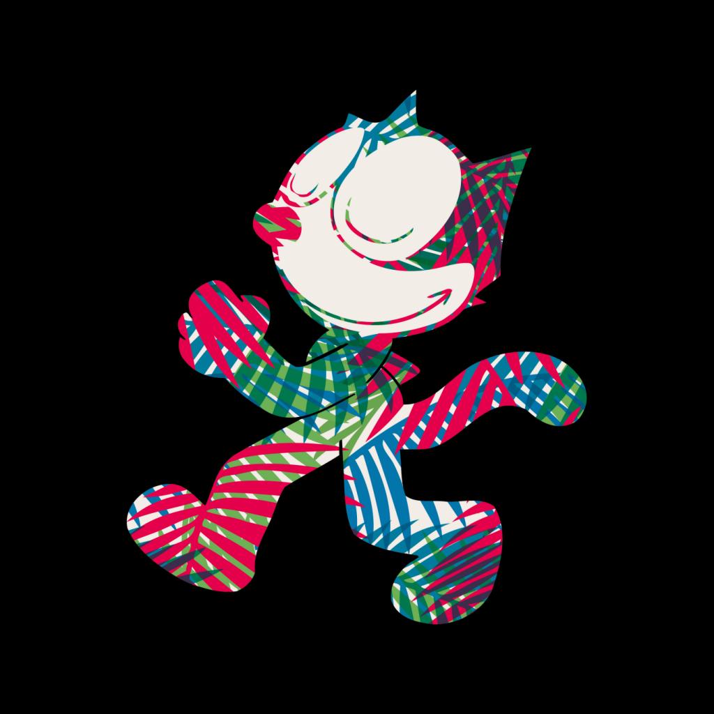 Felix The Cat Multi Coloured Leaves Men's Sweatshirt product image 2