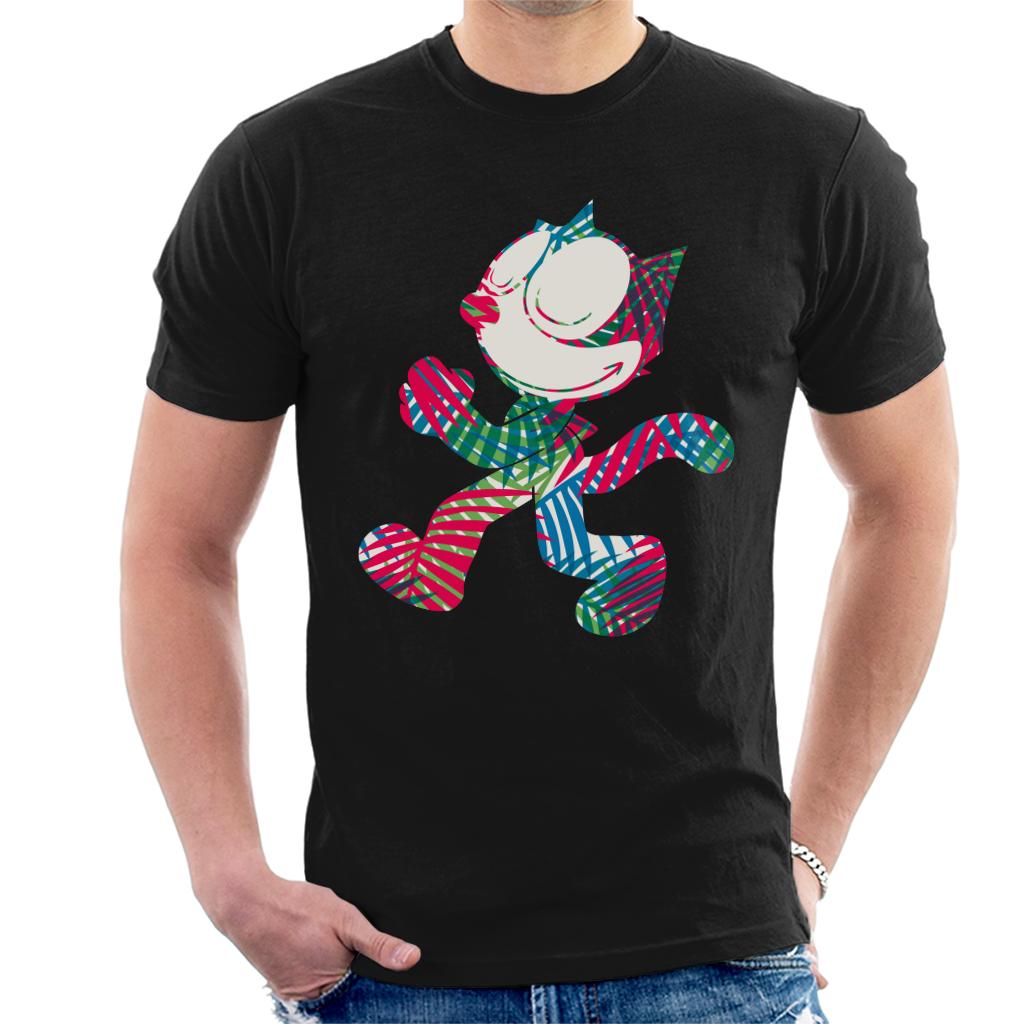 Felix The Cat Multi Coloured Leaves Men's T-Shirt product image 1