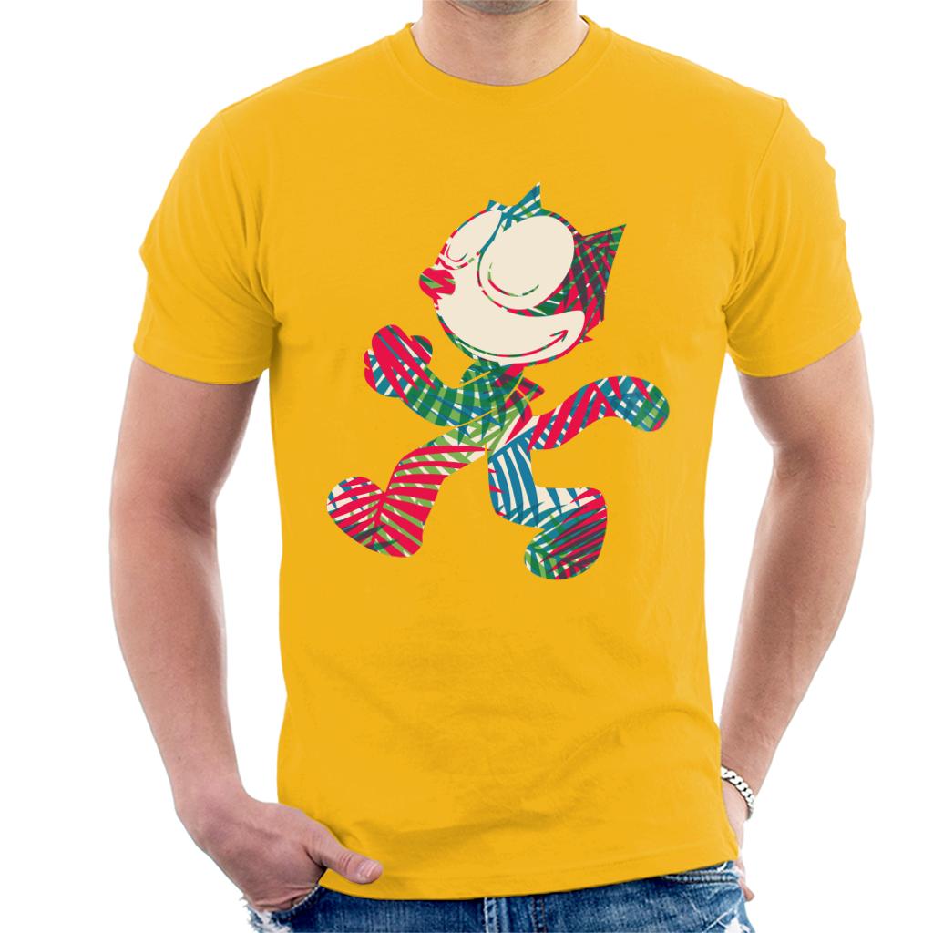 Felix The Cat Multi Coloured Leaves Men's T-Shirt product image 4