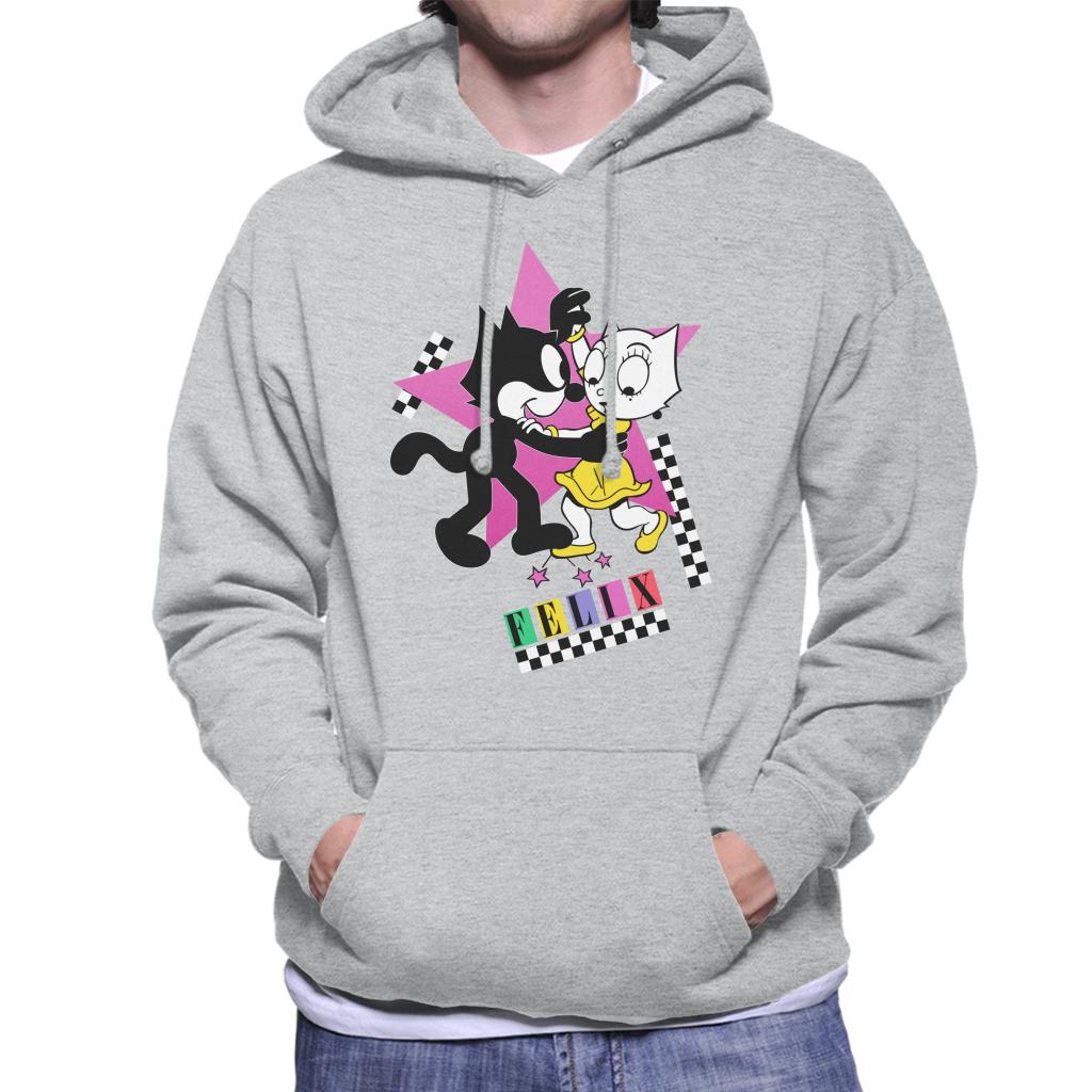Felix The Cat And Kitty Kat Dancing Men's Hooded Sweatshirt product image 1