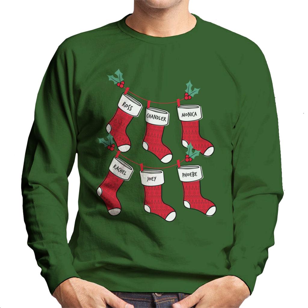 Friends Christmas Stockings Men's Sweatshirt product image 4