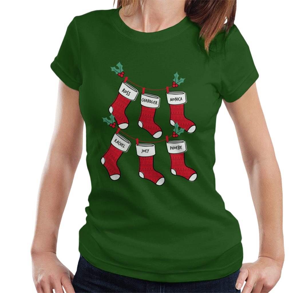 Friends Christmas Stockings Women's T-Shirt product image 4