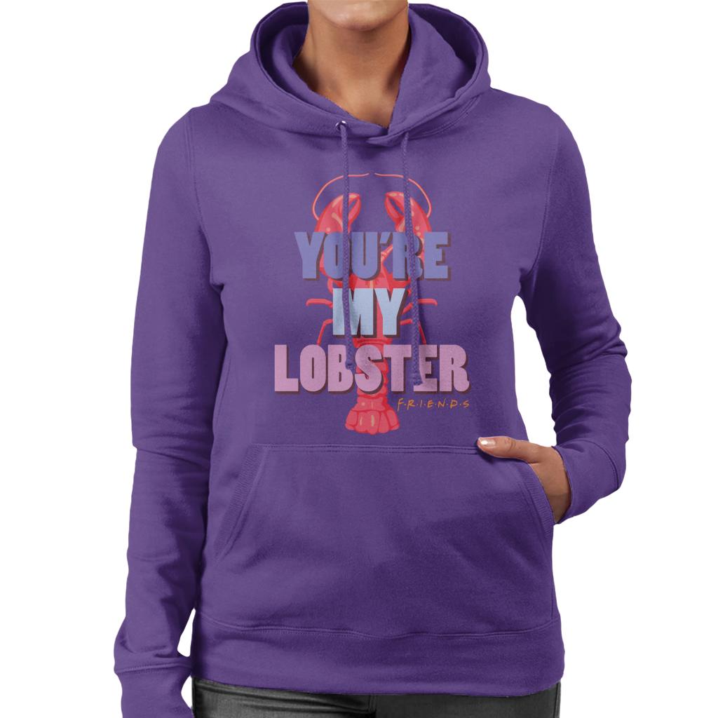 Friends You're My Lobster Women's Hooded Sweatshirt product image 6