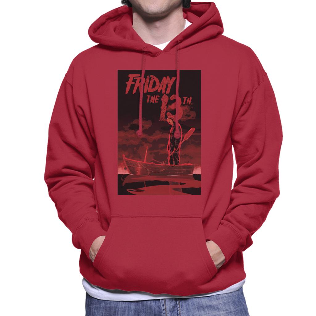 Friday 13th Crimson Boat Men's Hooded Sweatshirt product image 6