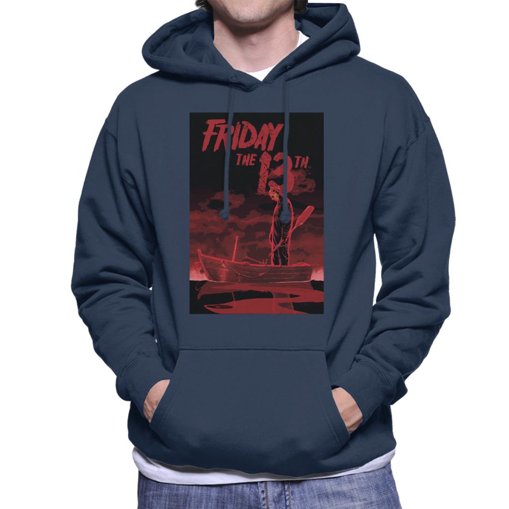 Friday 13th Crimson Boat Men's Hooded Sweatshirt product image 4