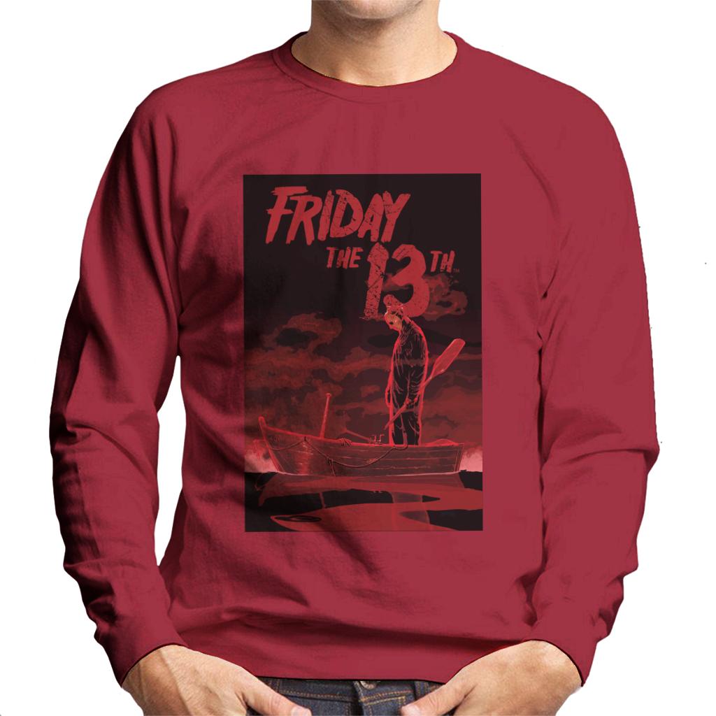 Friday 13th Crimson Boat Men's Sweatshirt product image 6