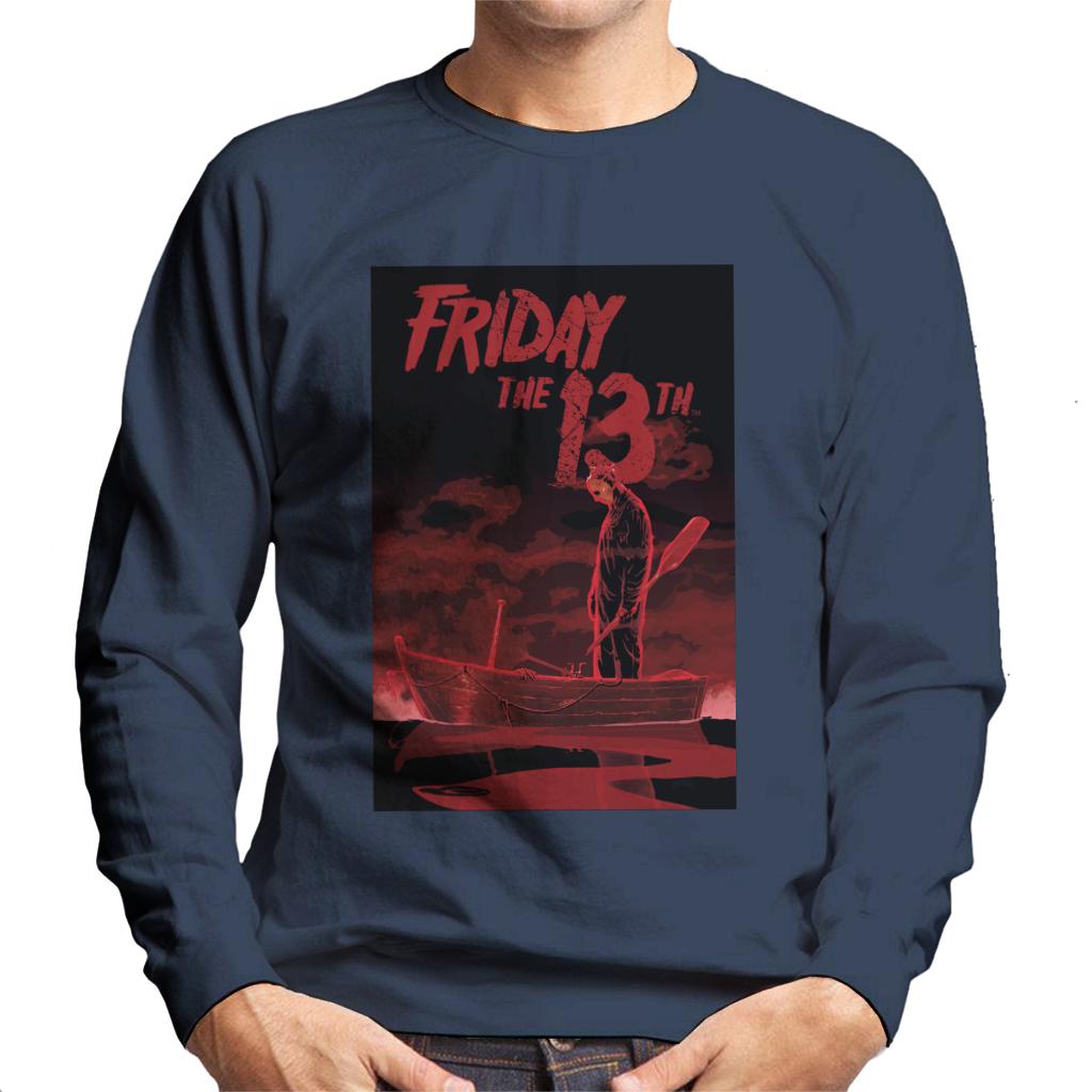 Friday 13th Crimson Boat Men's Sweatshirt product image 4