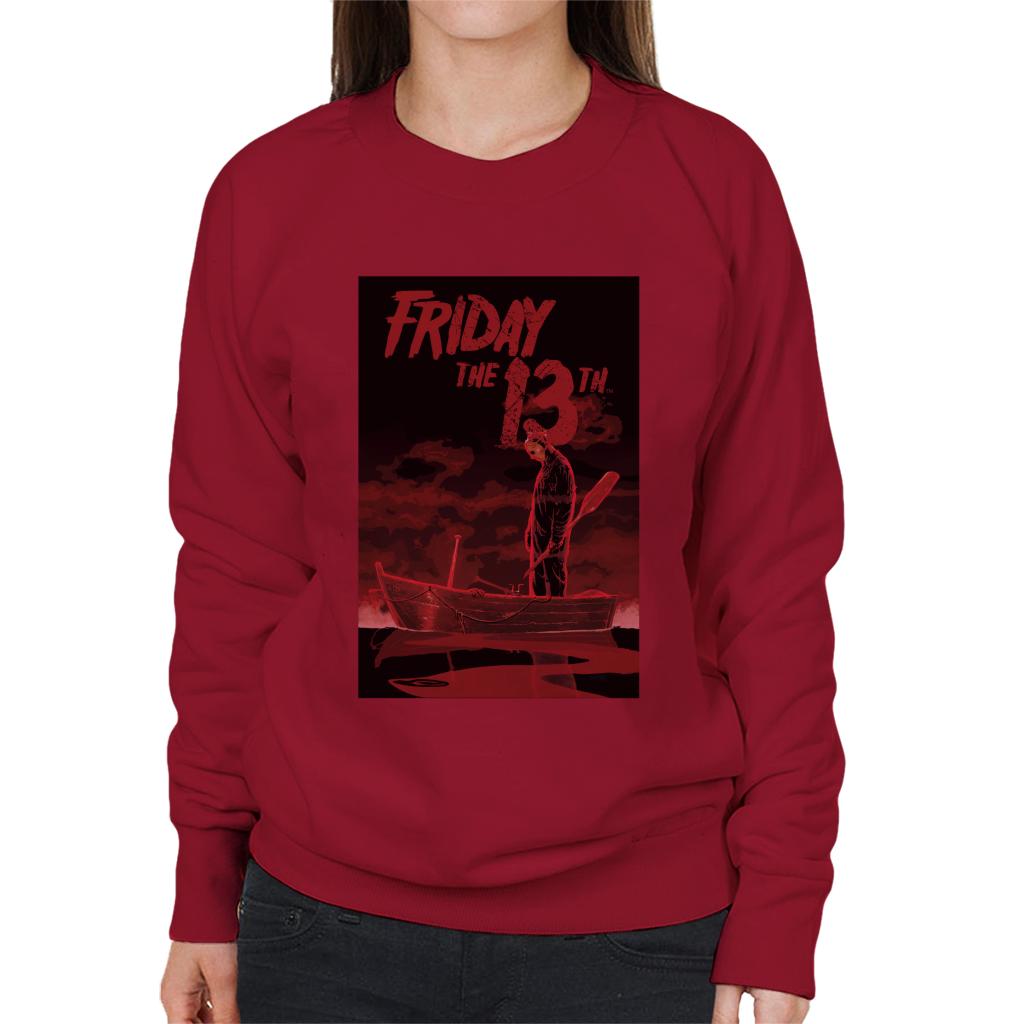 Friday 13th Crimson Boat Women's Sweatshirt product image 6