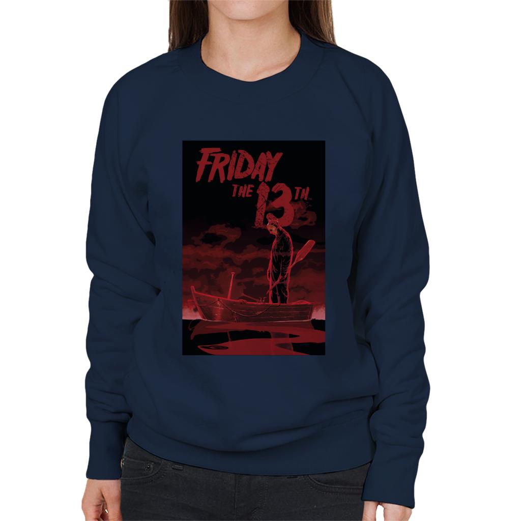 Friday 13th Crimson Boat Women's Sweatshirt product image 4