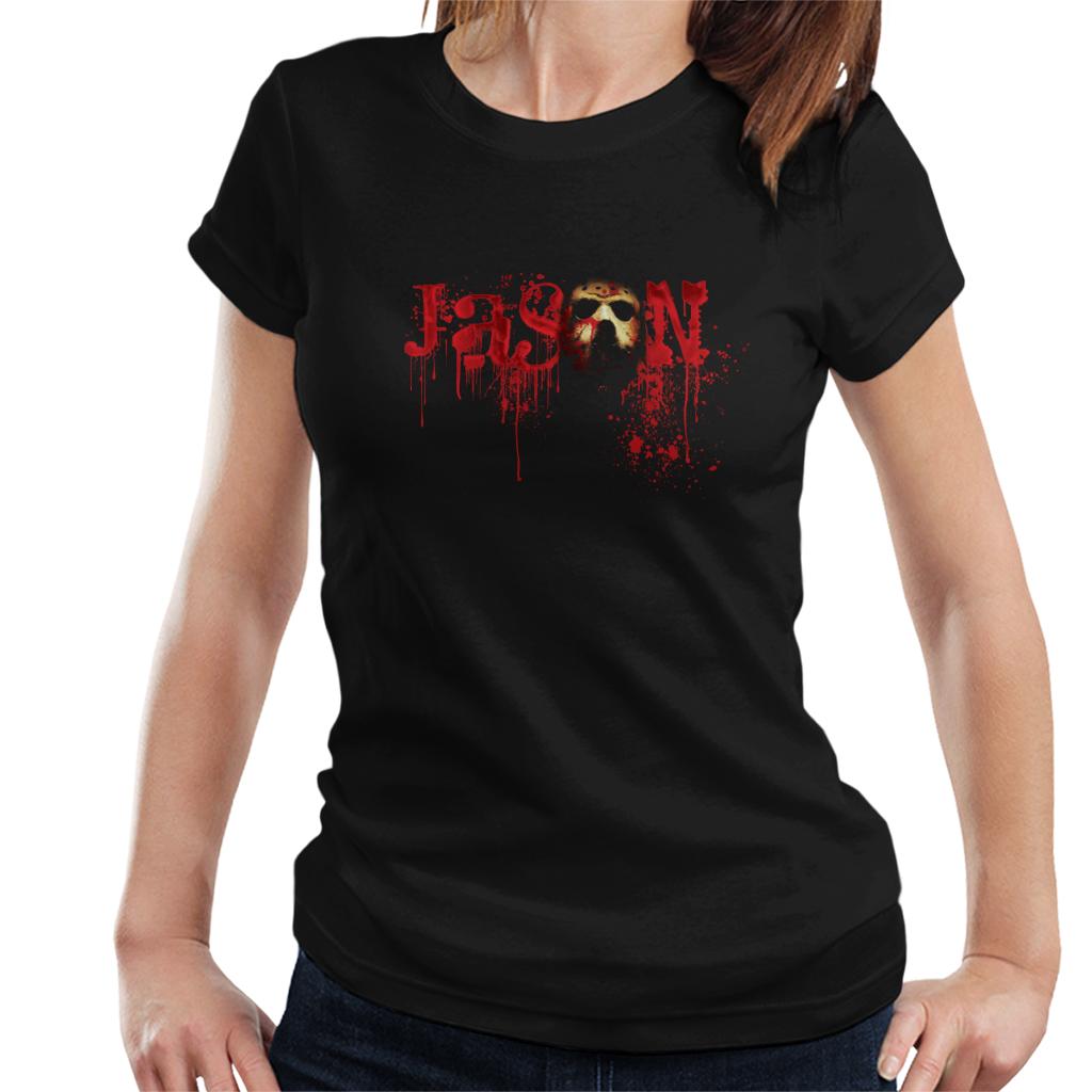 Friday 13th Jason Voorhees Crimson Logo Women's T-Shirt product image 1