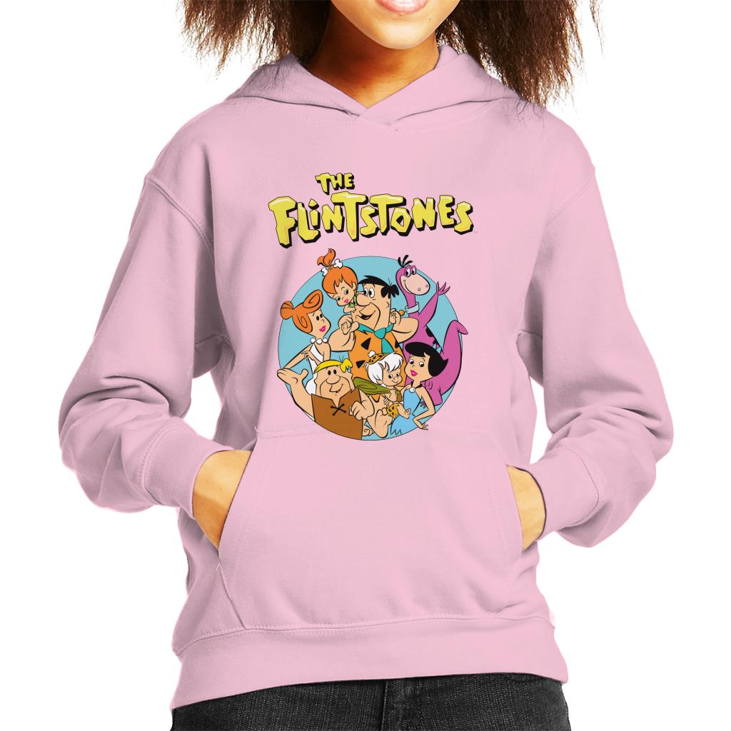 The Flintstones Characters Together Kid's Hooded Sweatshirt product image 6