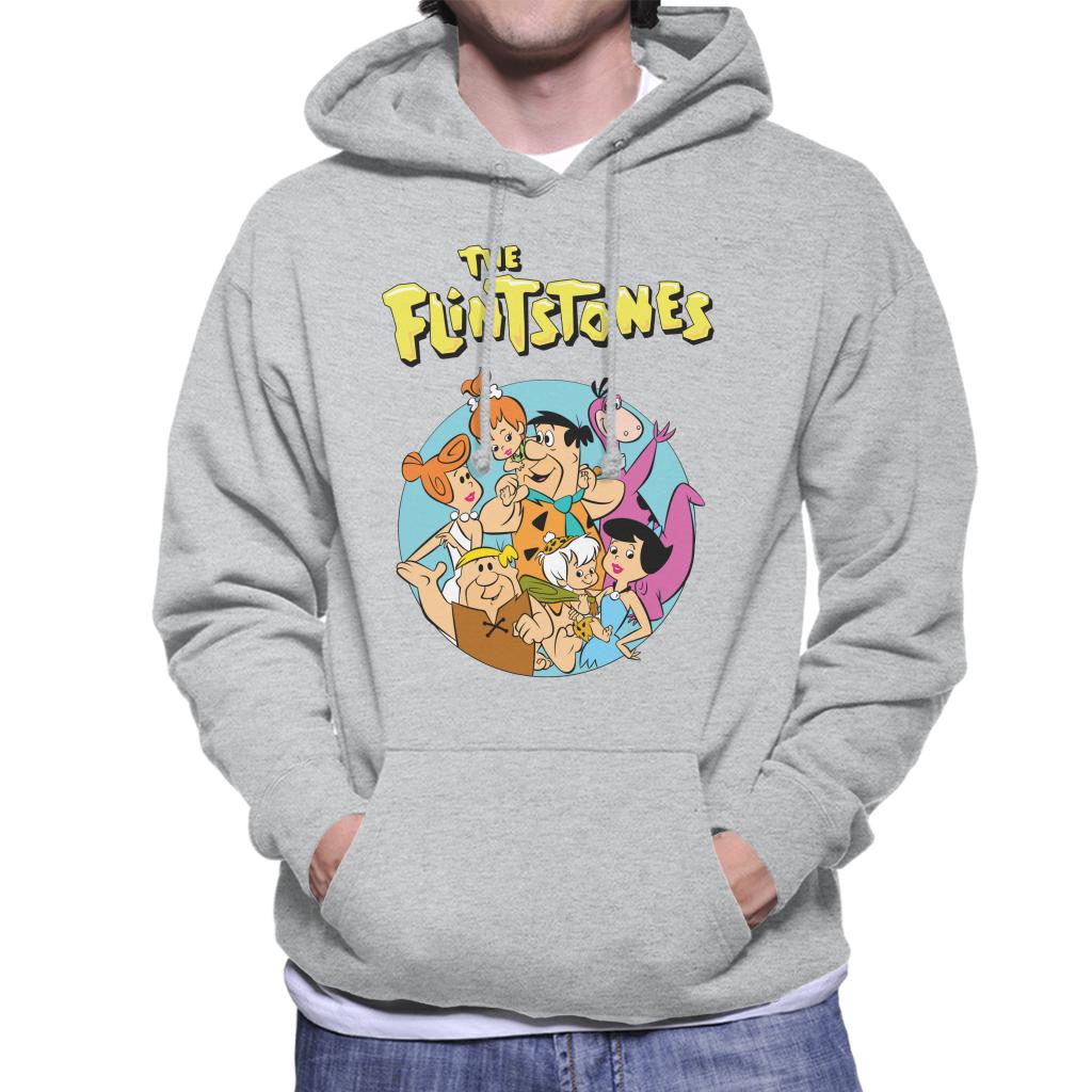The Flintstones Characters Together Men's Hooded Sweatshirt product image 1