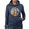 The Flintstones Family Portrait Women's Hooded Sweatshirt product image 1