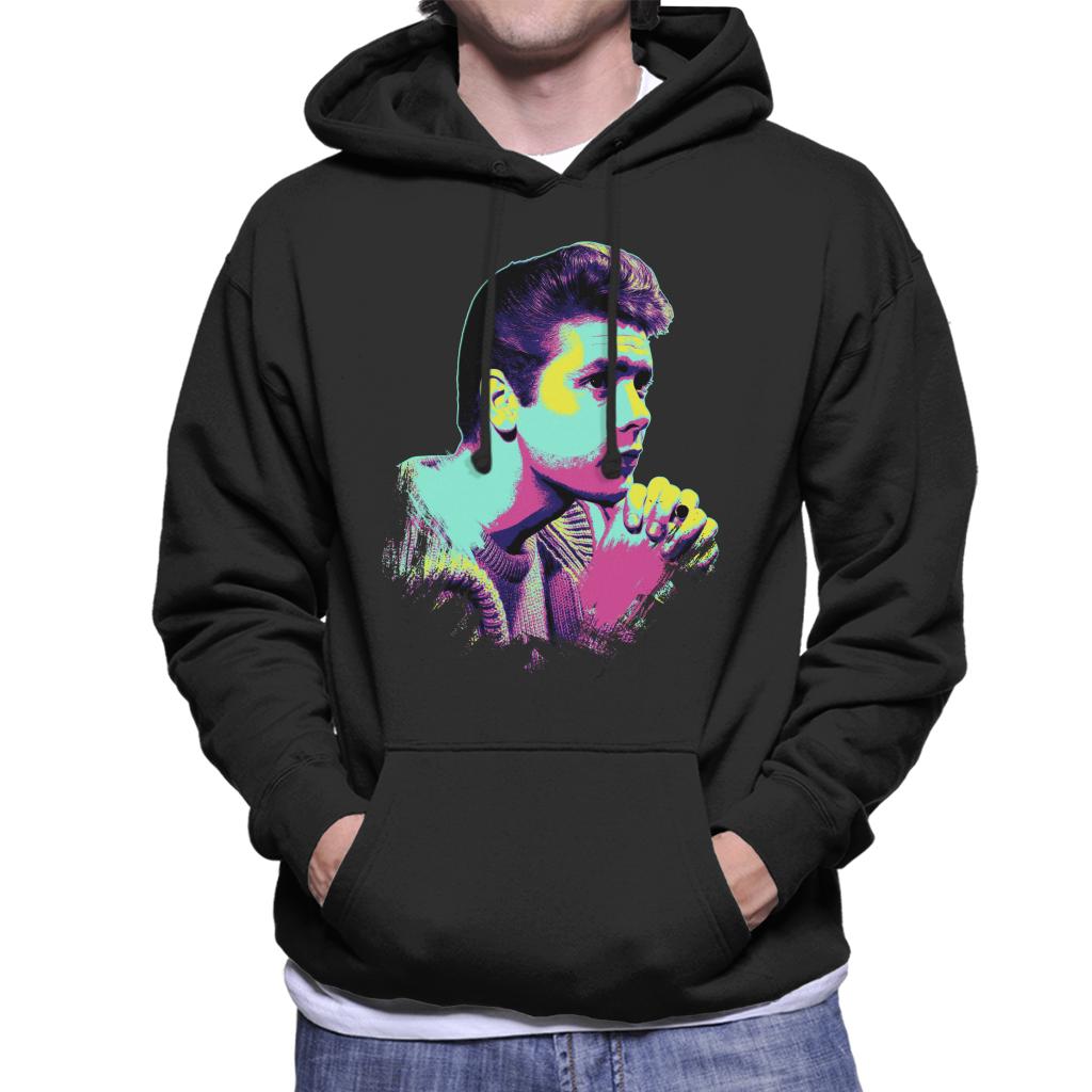 TV Times Singer Cliff Richard Pop Art Stylised Men's Hooded product image 1